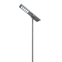 Nouveau style, haute qualité, IP65, 20W, 80W, 100W, 150W, 200W, lampadaire solaire LED intégré en aluminium avec capteur, éclairage extérieur Chine