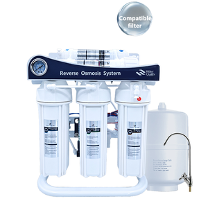 เครื่องกรองน้ำระบบ RO ใต้ซิงค์ไฟฟ้า 5/7 ขั้นตอน 50G พร้อมอัตราการไหล 100 GPD สำหรับใช้ในครัวเรือนและโรงแรม - Product Image 1