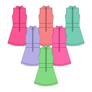 Fabricante de ropa para niños Todos los vestidos de yoga para niñas Ropa de verano para niñas Vestido para niños pequeños - Product Image 2