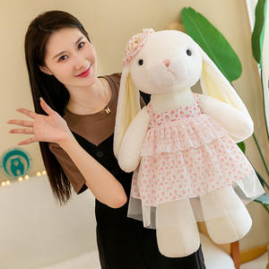 2025 nouveau mignon brodé lapin couette Kapok & PP coton peluche jouet lit dormir accompagnement chaud coeur <span class=keywords><strong>anniversaire</strong></span> <span class=keywords><strong>Gif</strong></span> - Product Image 6