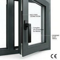 Ventana Abatible de Aluminio Premium, Doble Acristalamiento, Aislamiento Térmico, Eficiencia Energética, Diseño Moderno, Tamaño Personalizado