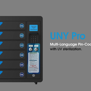 Safes Dropshiping Product 2023 Phone <b>Steel</b> 3 in 1 Cellphone Charging <b>Cable</b> Charging Locker Multi-grid Charging Fast Charging - Product Image 3