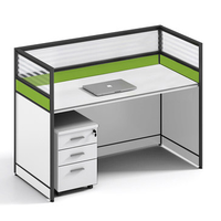 Combinaison multi-personnes mobilier de bureau poste de travail orange personnel bureau cloison écran poste de travail administratif