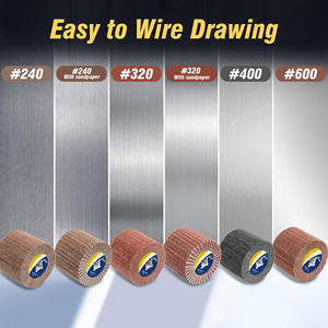 Discos <span class=keywords><strong>de</strong></span> Láminas No Tejidas <span class=keywords><strong>de</strong></span> 115x100 mm, Grano 240/240SP/320/320SP/400/600, para Acondicionamiento <span class=keywords><strong>de</strong></span> Superficies <span class=keywords><strong>de</strong></span> Acero Inoxidable y <span class=keywords><strong>Cobre</strong></span> - Product Image 2