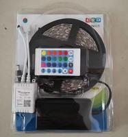 Bande LED flexible RGB SMD 5050 5M DC 12V pour la décoration de la maison, des fêtes, de la chambre et du rétroéclairage de télévision