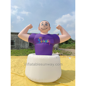 Bodybuilder gonflable musclé Offre Spéciale puissant Sports <span class=keywords><strong>Gym</strong></span> Fitness Publicité Gonflables avec un homme musclé - Product Image 1
