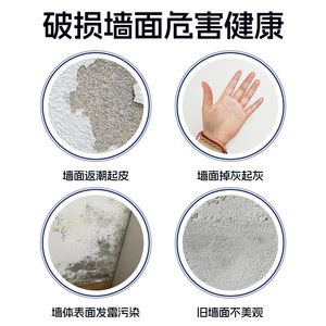 Art Stupid Bird Wall Self-Spraying White Paint 800ML Water-Based Emulsion Interior Repair - Product Image 4