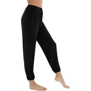 Pantalon de pyjama en viscose de bambou doux pour femme, idéal pour la détente, le yoga et comme pantalon de survêtement rafraîchissant, tailles S à 4X - Product Image 4