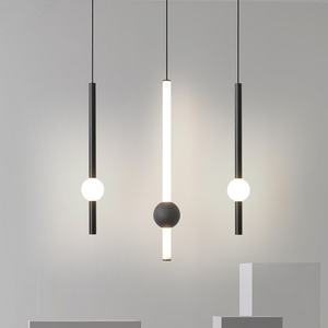 Style scandinave moderne villa simple hôtel restaurant bar bar pendentif <span class=keywords><strong>fil</strong></span> led lumière vers le bas - Product Image 2