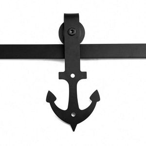 WEKIS Soporte de Gabinete en Forma de Flecha de Hierro, Herraje Deslizante de Acero y Latón para Puertas de Granero, Cocina Exterior, Dormitorio, Aluminio de Calidad - Product Image 6