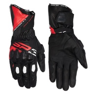 Guantes de Motocicleta de Cuero Genuino al por Mayor en Stock, Guantes Largos con Pantalla Táctil y Protección Contra Impactos para Carreras de Motos