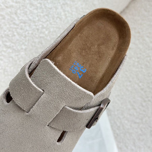 Zapatillas londinenses de ingeniería alemana unisex, zapatos de Casa de cobertura completa, cama de pie de corcho/lana de cuero curtido al aceite para el verano - Product Image 4