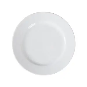 廉价和OEM定制餐厅酒店婚礼使用瓷器6-12英寸陶瓷白色托盘Platos辅助板套装