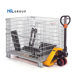 Lojistik sanayi depo istiflenebilir galvanizli tel kafes çelik kafes konteyner - Product Image 2