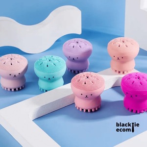Brosse nettoyante faciale en silicone en forme de pieuvre, exfoliante, pour un nettoyage en profondeur des pores et un massage – Offre spéciale - Product Image 5