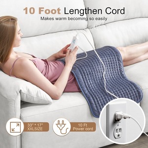 <span class=keywords><strong>Couverture</strong></span> <span class=keywords><strong>chauffante</strong></span> 6 réglages de chaleur Doux pour la peau Soulage la douleur Confortable Chaud pour le confort du corps Usage domestique Tout usage - Product Image 2