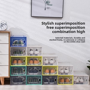 34*26*14cm bền Giày hộp Trọng lượng nhẹ Giày chủ thiết kế rõ ràng cửa hàng đa lớp chồng chất trong suốt hộp giày tổ chức - Product Image 3