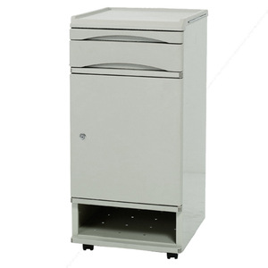 Hospital Cabinet <b>Plastic</b> Steel Off White With <b>Drawer</b> And Door For Bedroom <b>Storage</b> Durable Design - Product Image 2
