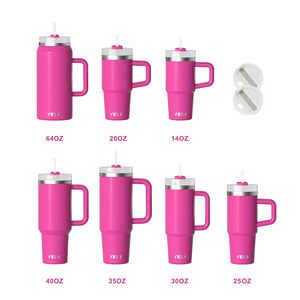 Commercio all'ingrosso 40oz in acciaio inox manicotti in Silicone a tenuta stagna tazza da viaggio isolato Tumbler con manico per acqua e tè caffè freddo - Product Image 2