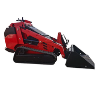Euro 5/ CE /EPA Chine Fabricant Petite mini chargeuse compacte 380KG 1300KG Mini chargeuses antidérapantes 1 tonne Livraison rapide