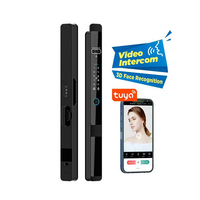 Verrouillage intelligent Full Auto WIFI TUYA APP pour interphone vidéo et mot de passe temporaire Reconnaissance faciale 3D Serrure de porte intelligente avec caméra
