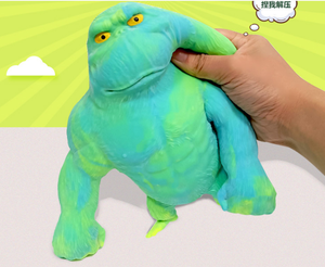 Pelota Antiestrés de TPR con Forma de Gorila Colorido, Rellena de Arena, Juguete para Aliviar la Ansiedad, Ideal para Fiestas, Unisex, Niños y Niñas - Product Image 4