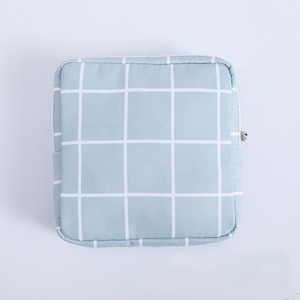 Carino Cotone Tovagliolo Sanitario Del Sacchetto Della Borsa Dell'organizzatore Del Supporto Di Memorizzazione Borse con Chiusura Lampo di Viaggio Tovaglioli Tovagliolo Del Sacchetto Pad Holder - Product Image 5