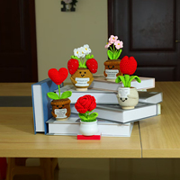 Nouvellement conçu auto-fait au crochet avec de la laine Creative Tricoté Mini-taille Pots de plantes mignons et encourageants positivement