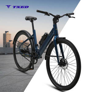 Vélo électrique de ville TXED, nouveau cadre en alliage ultra léger, vitesse unique, batterie lithium 36V/9.8AH, pour adulte, pour les trajets domicile-travail - Product Image 1