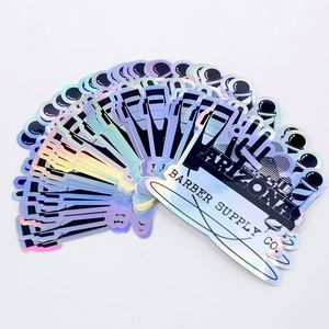 Die <b>Cut</b> Holographic <b>Vinyl</b> Scratch-<b>Off</b> Stickers Sheets Printing Packaging Waterproof Label Custom Decals for Gift & Craft - Product Image 2