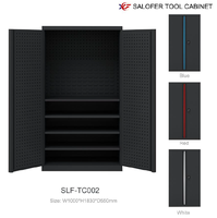 Caja de Herramientas Multiusos de Alta Resistencia, Gabinetes de Herramientas de Taller de Calidad Superior con Panel para Colgar Herramientas en las Puertas
