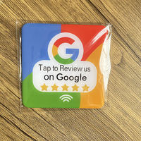 Écrivez-nous Sur Google Plaque Auto-adhésif Google Review Plaque Enseigne Pour Entreprises, Magasins Et Restaurants nfc stand personnalisé