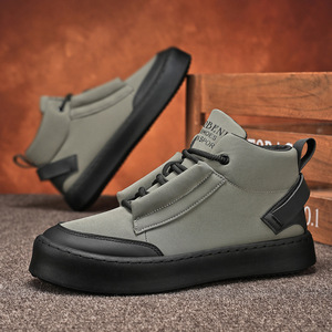 Botas de Trabajo de Invierno para Hombre, Estilo Vintage, con Suela Gruesa, Versátiles, Cómodas y Duraderas, para Deporte y Uso Casual - Product Image 5