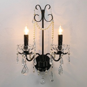 Iluminación elegante, candelabro de vela de cristal negro Vintage clásico francés, comedor Retro de lujo - Product Image 5