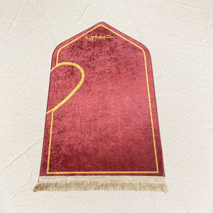 공장 직판 이슬람 쿠션 폴리에스터 커플 기도 매트 (거실, 침실, 예배용) - Product Image 4
