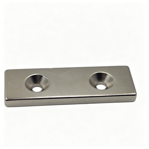 <span class=keywords><strong>Aimant</strong></span> de pêche néodyme carré permanent à trou fraisé avec vis de fixation - Product Image 4