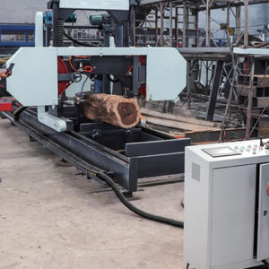 Machine de scie à ruban horizontale de haute qualité Kesen 1000mm-2500mm de diamètre Opérations de sciage de bûches durables Moteur de machines forestières - Product Image 2