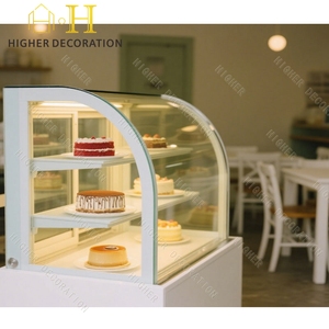 Vitrine de boulangerie pain personnalisée café lait thé <span class=keywords><strong>comptoir</strong></span> avant <span class=keywords><strong>du</strong></span> désert vitrine pour magasin de détail - Product Image 6