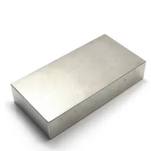 Pembuatan Profesional Ukuran Besar 100X50X20 Mm Super Kuat Besar Langka Bumi Neodymium Magnet