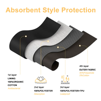 Culotte menstruelle en coton pour adolescentes, anti-bactérienne, douce, sans PFAS