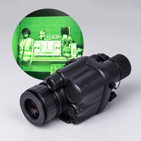 Monokuler Visi Malam Digital Taktis untuk Berburu PVS14 NVG Gen2+ FOM1600 Tahan Air Jangkauan Jauh 1KM