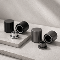 Personnalisable 15 #   Capuchon de flacon de parfum en aluminium anodisé et plastique, à fermeture magnétique, avec couvercle magnétique à une seule épaule