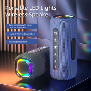 Cổ phiếu mới đến xách tay Boombox loa với trọng lượng nhẹ thiết kế nhựa RGB loa siêu trầm bass <span class=keywords><strong>bluetooth</strong></span> không dây bên - Product Image 2