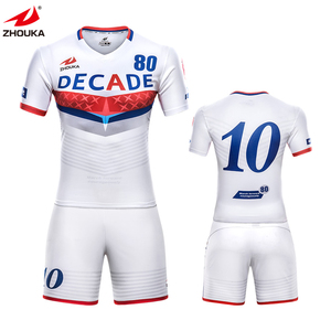 Make your own football uniforms set fashion tracksuit sublimation China football shirt maker custom men football shirt blank - Product Image 2