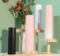 Emballage de soins de la peau de luxe couleur de transfert de haute qualité bouteille de lotion en plastique PET à paroi épaisse de 200ml avec bouchons