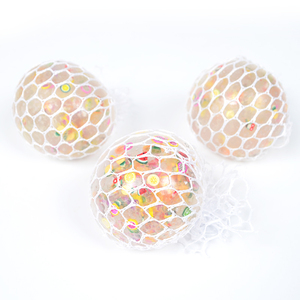 Jouet anti-stress unisexe en forme de grappe, cadeau amusant à presser, en plastique et silicone, avec perles en forme de tranches de fruits pour la décompression - Product Image 2