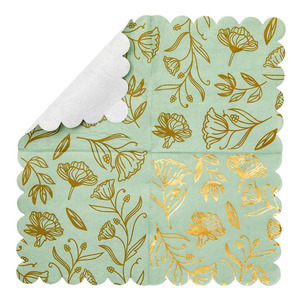 Tùy Chỉnh Chất Lượng Đẹp 2ply Đầy Đủ In Thiết Kế Wedding Party Cocktail Ăn Trưa Bảng Giấy Khăn Ăn Serviettes - Product Image 3