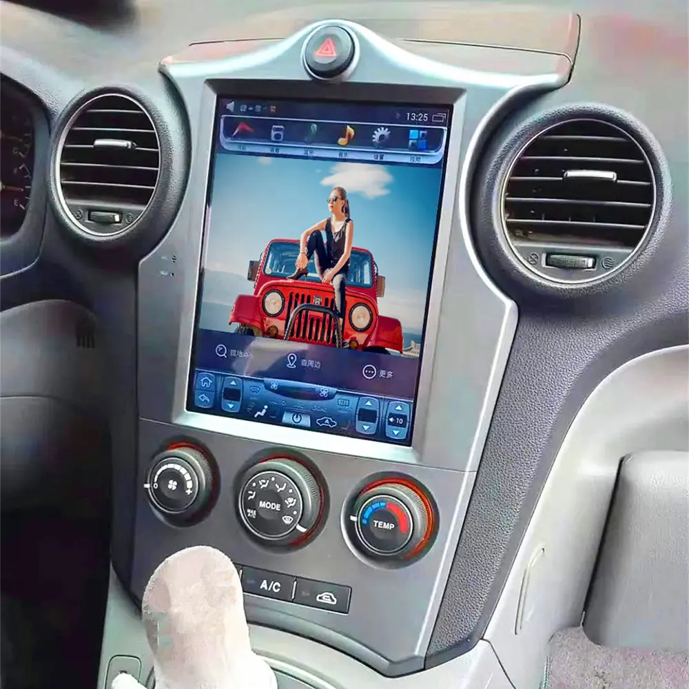 مشغل أسطوانات للسيارة لاعب 9 بوصة 9.7 بوصة الشاشة العمودية 1 + 16G 2 + 32G GPS والملاحة سيارة الفيديو الروبوت ستيريو راديو سيارة mp5 لاعب