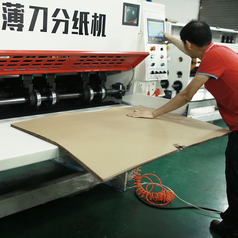 High Speed Touchscreen Corrugated Carton Box Machine Thin Blade Slitter Scorer