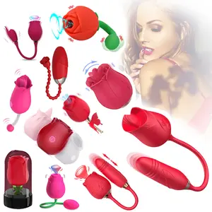 Adult flower sex toy The Vibe sucking Strawberry vibrator rose and dildo toy rose with dildo royal 2 names of sex toys dropship